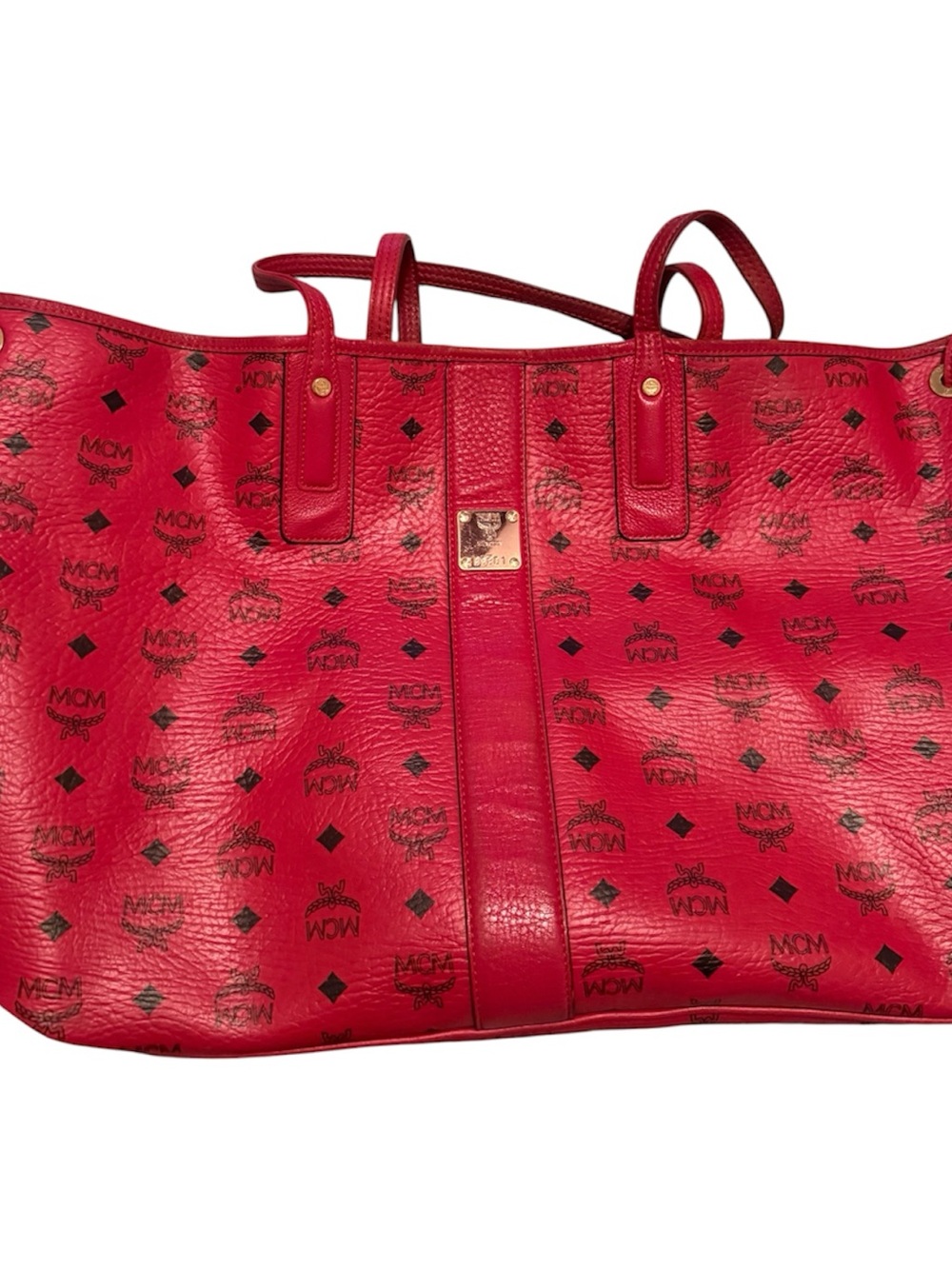 MCM Visetos Liz Reversible Shopper Tote - Picture 2 of 16